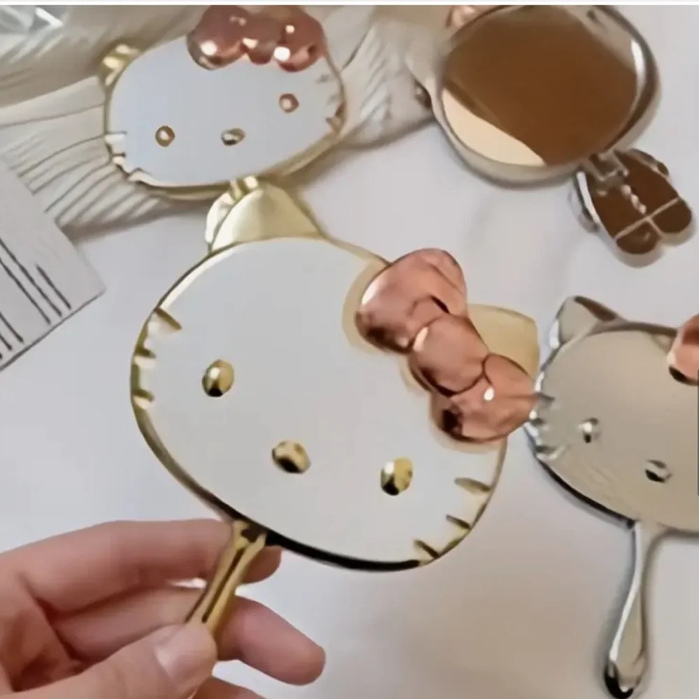 Hello Kitty Vanity Hand Held Mirror-NEW